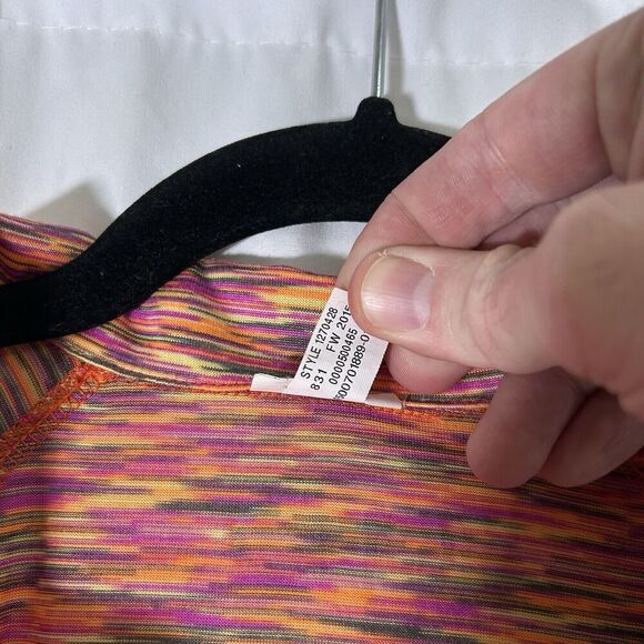 Under Armour USA Jacket Women's Small Orange 1/2 Zip Lightweight Pullover - Picture 7 of 9